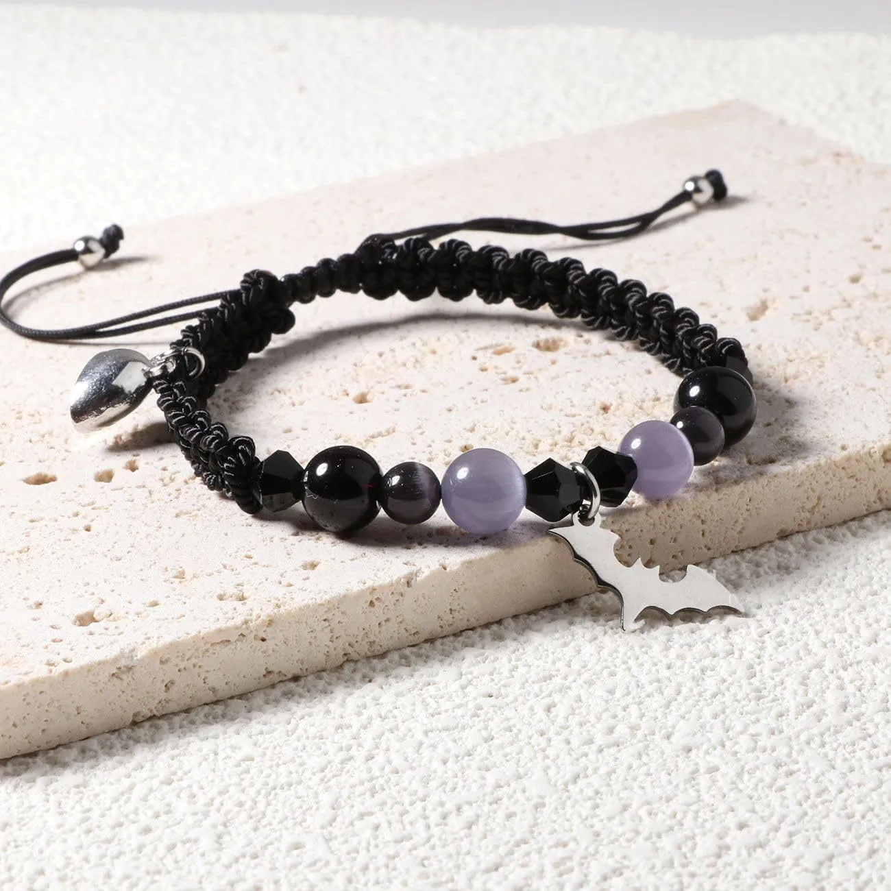 Friendship/Couples Bracelets Set, Birthday Valentine's Day Jewelry Gifts for BF GF Daughter Sister Bestie,Spider Kitty Gwen Matching Bracelet for Couples Best Friend
