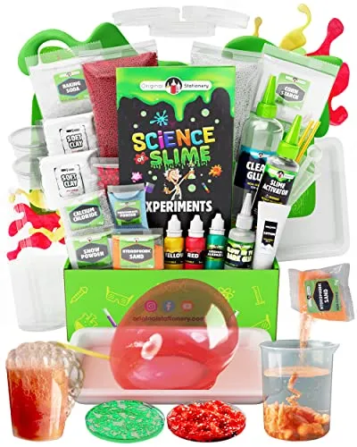 Fun slime experiment kit for children for science experiments such as oobleck and flummi