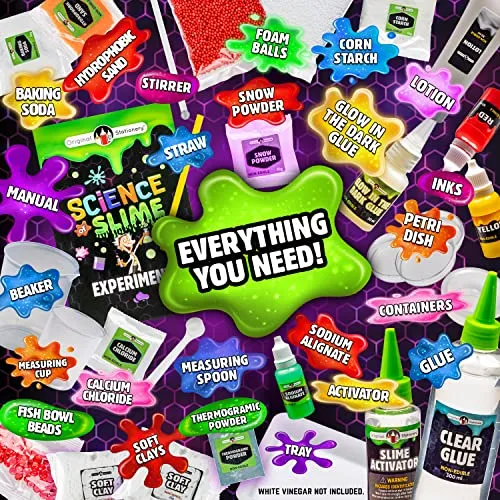 Fun slime experiment kit for children for science experiments such as oobleck and flummi