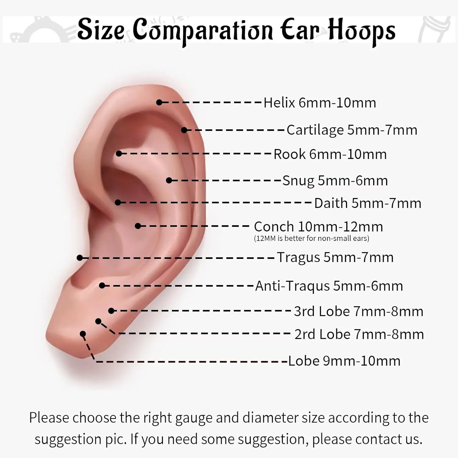 G23 Titanium Cartilage Earring Hoop: 16G 8mm 10mm 12mm Conch Helix Piercing Jewelry CZ Double/Triple Nose Rings Hoops Septum Rings Hypoallergenic Hinged Segment Clicker Lip Rings Rook Daith Tragus Earrings