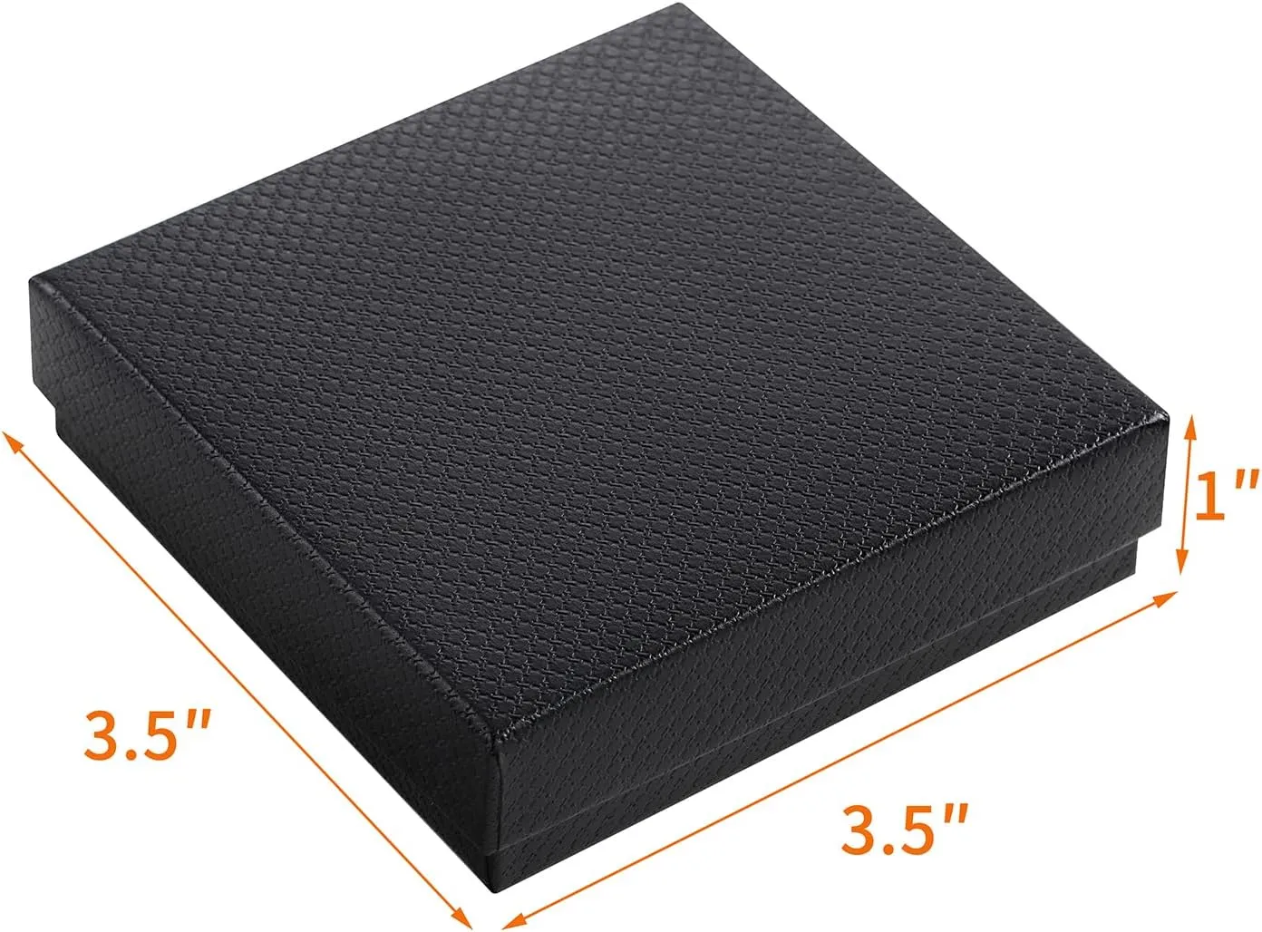 GEFTOL Jewelry Gift Boxes 96 Pack 3.5x3.5x1 Inch Cardboard Jewelry Boxes,Small Gift Boxes for Jewelry Earrings Necklaces Handmade Bangles Bracelets(Black)