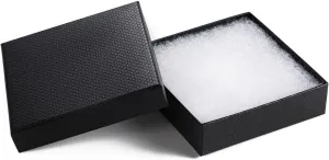 GEFTOL Jewelry Gift Boxes 96 Pack 3.5x3.5x1 Inch Cardboard Jewelry Boxes,Small Gift Boxes for Jewelry Earrings Necklaces Handmade Bangles Bracelets(Black)