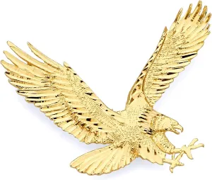 GM Fine Jewelry Collection 14k Yellow Gold Eagle Pendant