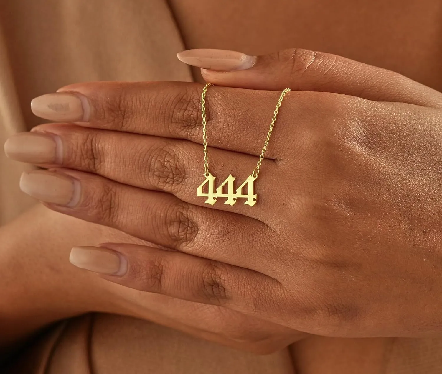 Gold Angel Number Necklace Bracelets for Women, 111 222 333 444 555 666 777 888 999 Dainty Pendants Necklace Bracelets Personalized Number Chain Necklace Bracelets set