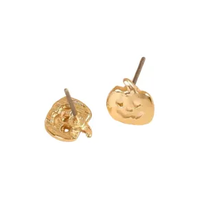 Gold colored pumpkin studs. Small pumpkin studs. Fall earring. Halloween earrings. Faux gold. Women's Halloween studs. Girls Halloween studs. Halloween ideas