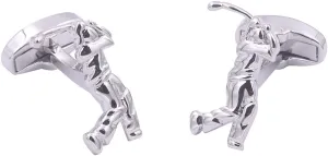 Golf Swing Cufflinks | Golfer USPGA Cuff Links for Men | Anniversary Husband Present