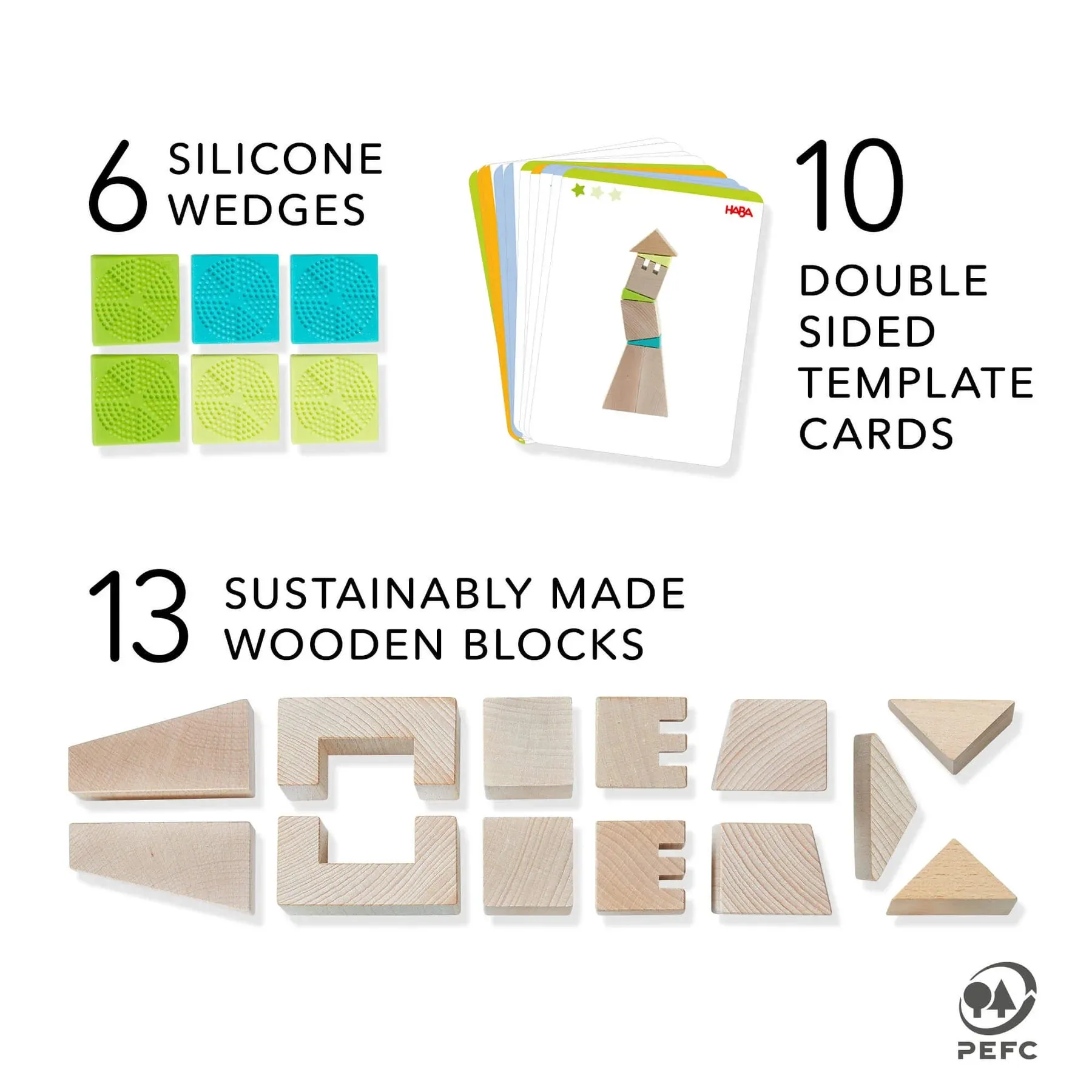 HABA - Crooked Tower Wooden Block