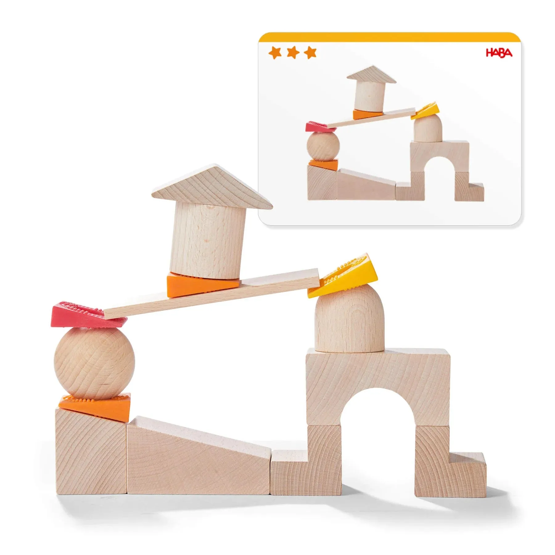HABA - Teetering Towers Wooden Block