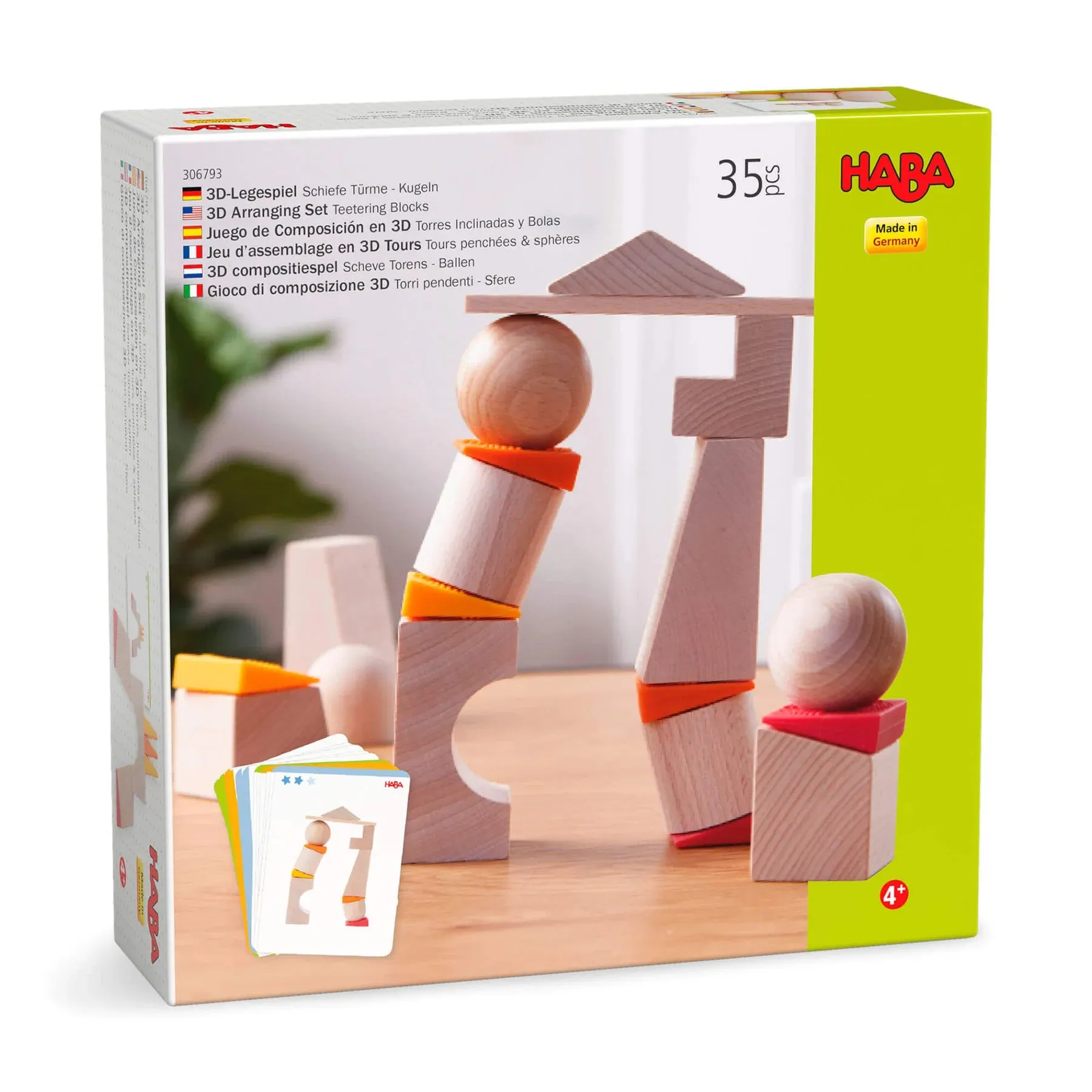 HABA - Teetering Towers Wooden Block