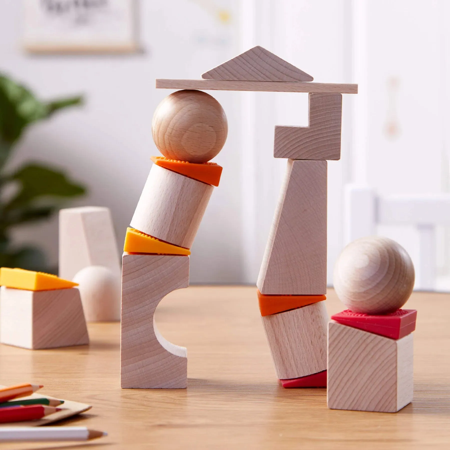 HABA - Teetering Towers Wooden Block