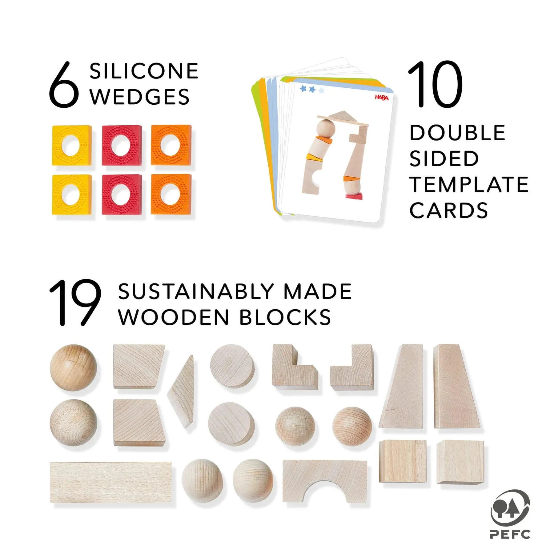 HABA - Teetering Towers Wooden Block