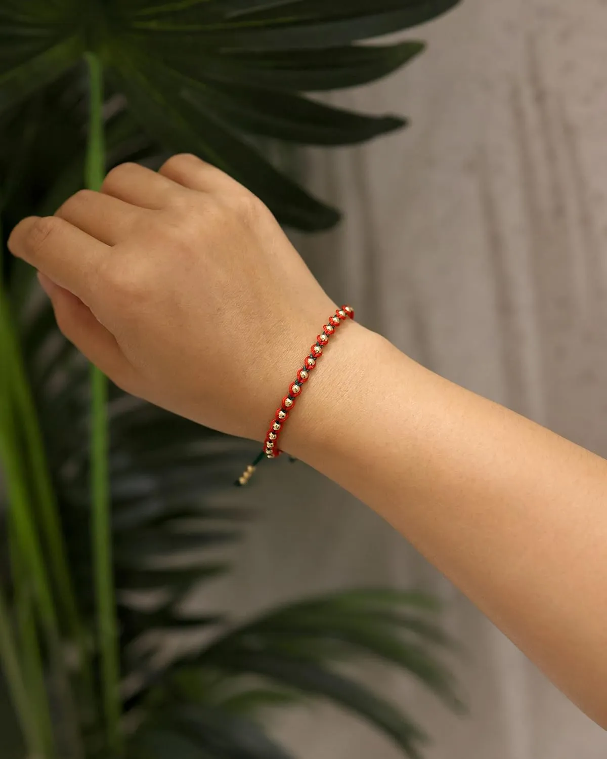 Handmade Braided Friendship Bracelets Delicate Copper Plated 14k Gold Beads Bracelets for Women Good Luck Christmas Gifts