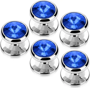 HAWSON Crystal Shirt Studs for Men's Tuxedo Shirt, Tuxedo Buttons for Birthday Wedding Party Christmas.