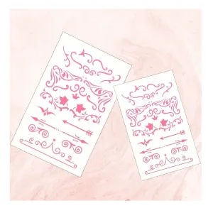 Hollow Painting Stencil With Decorative Border | 1 Unit | DIY Handmade Drawing Stencils Mold
