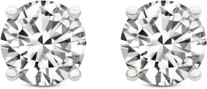 IGI Certified Lab Grown Diamond Stud Earrings, 0.50 to 6.00 Carat Total  Round Cut, E-F Color, VS1-VS2 Clarity, 4 Prong Screw Back  14K White Gold, Yellow Gold, or Platinum