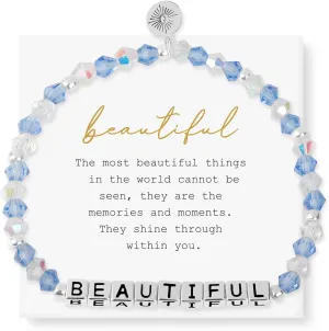 INSPIRED VOICES Friendship Bracelets - Best Friend Bracelet, Beaded Bracelets, Sister Gifts & Bestie Gifts for Women