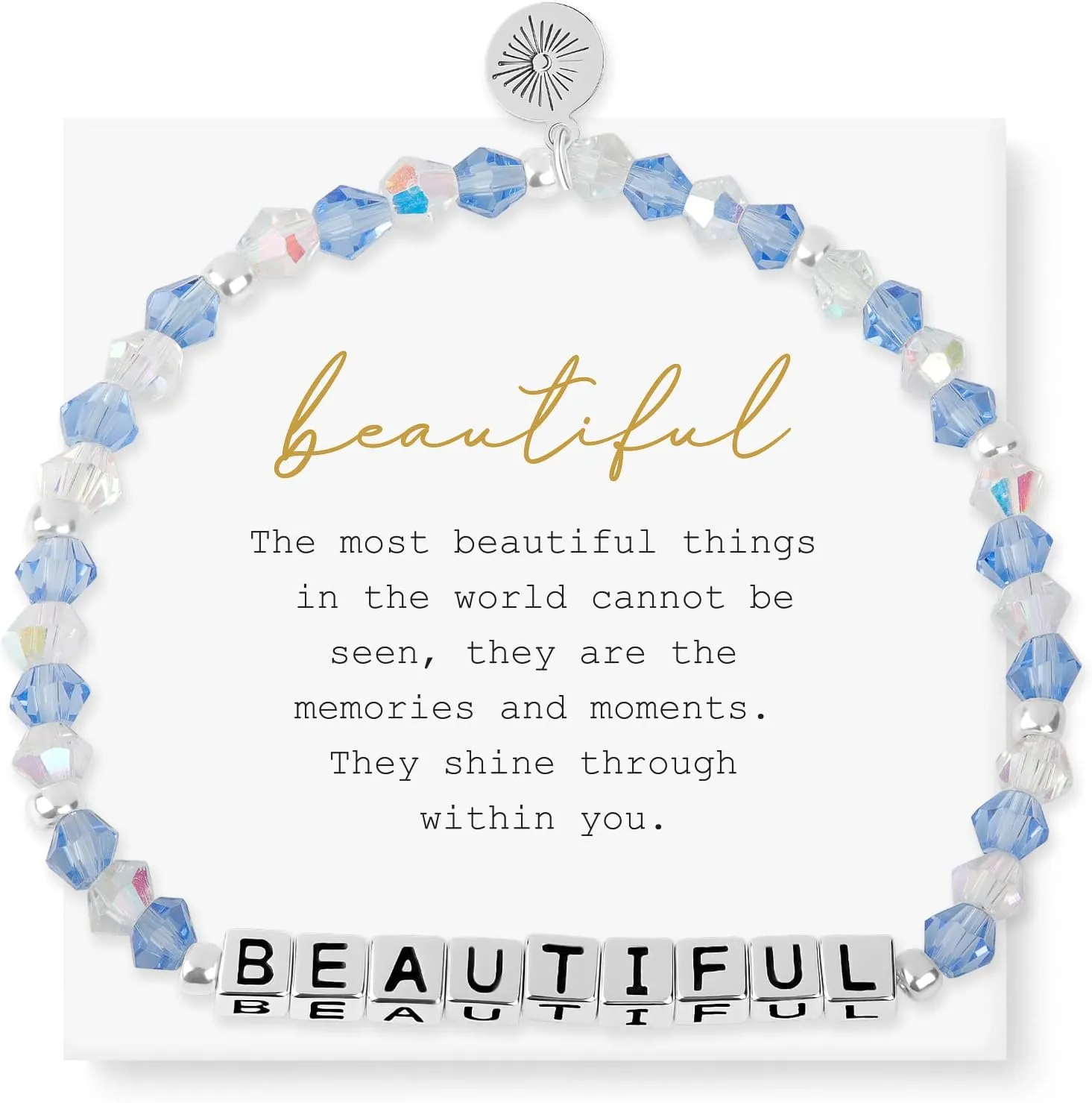 INSPIRED VOICES Friendship Bracelets - Best Friend Bracelet, Beaded Bracelets, Sister Gifts & Bestie Gifts for Women