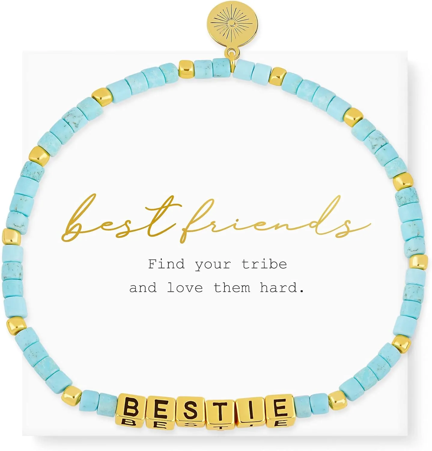 INSPIRED VOICES Friendship Bracelets - Best Friend Bracelet, Beaded Bracelets, Sister Gifts & Bestie Gifts for Women