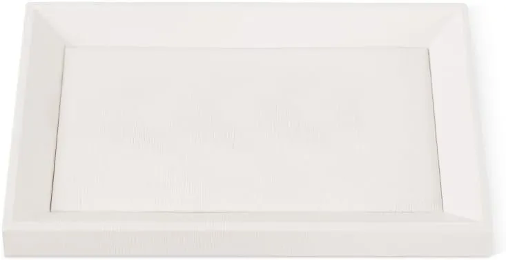 Jewelry Tray, Leather Tray,Luxury White Tray For Earring,Ring,Bracelet,Flat Tray For Dresser