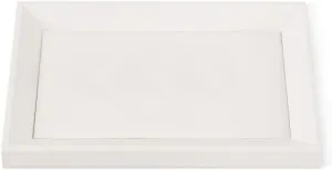 Jewelry Tray, Leather Tray,Luxury White Tray For Earring,Ring,Bracelet,Flat Tray For Dresser