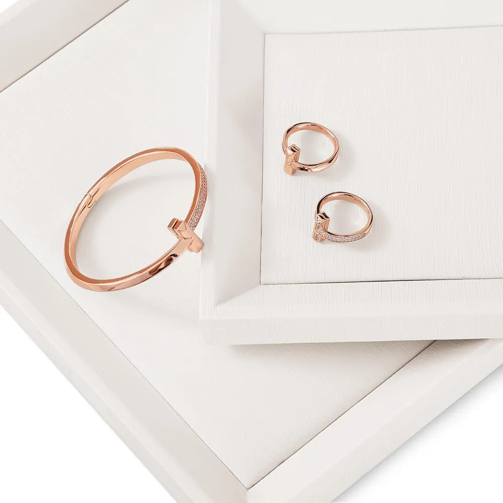 Jewelry Tray, Leather Tray,Luxury White Tray For Earring,Ring,Bracelet,Flat Tray For Dresser