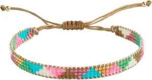 KELITCH Miyuki Seed Beaded Bracelets Bangle Handmade Friendship Braided Wrap Bracelet for Women Fashion Colorful Bracelets