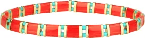 KELITCH Women Stretch Bracelets Tila Beaded Bracelets Candy Colors Friendship Jewelry