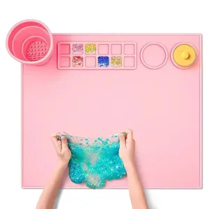 Kids Multifunctional DIY Silicone Drawing Mat