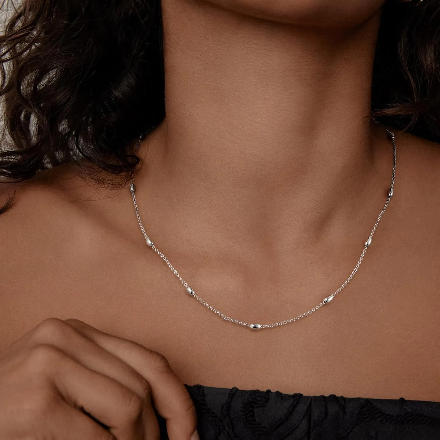 KissYan Bubble Letter Necklace,14K Gold Plated Personalized 3D Puffy Balloon Initial Pendant with Adjustable Bead Chain, Dainty Jewelry Gift for Women