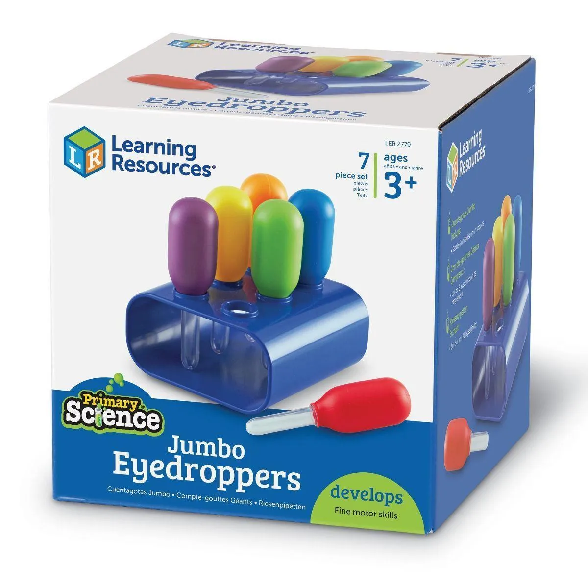 Learning Resources Multicoloured Jumbo-Sized Pipettes