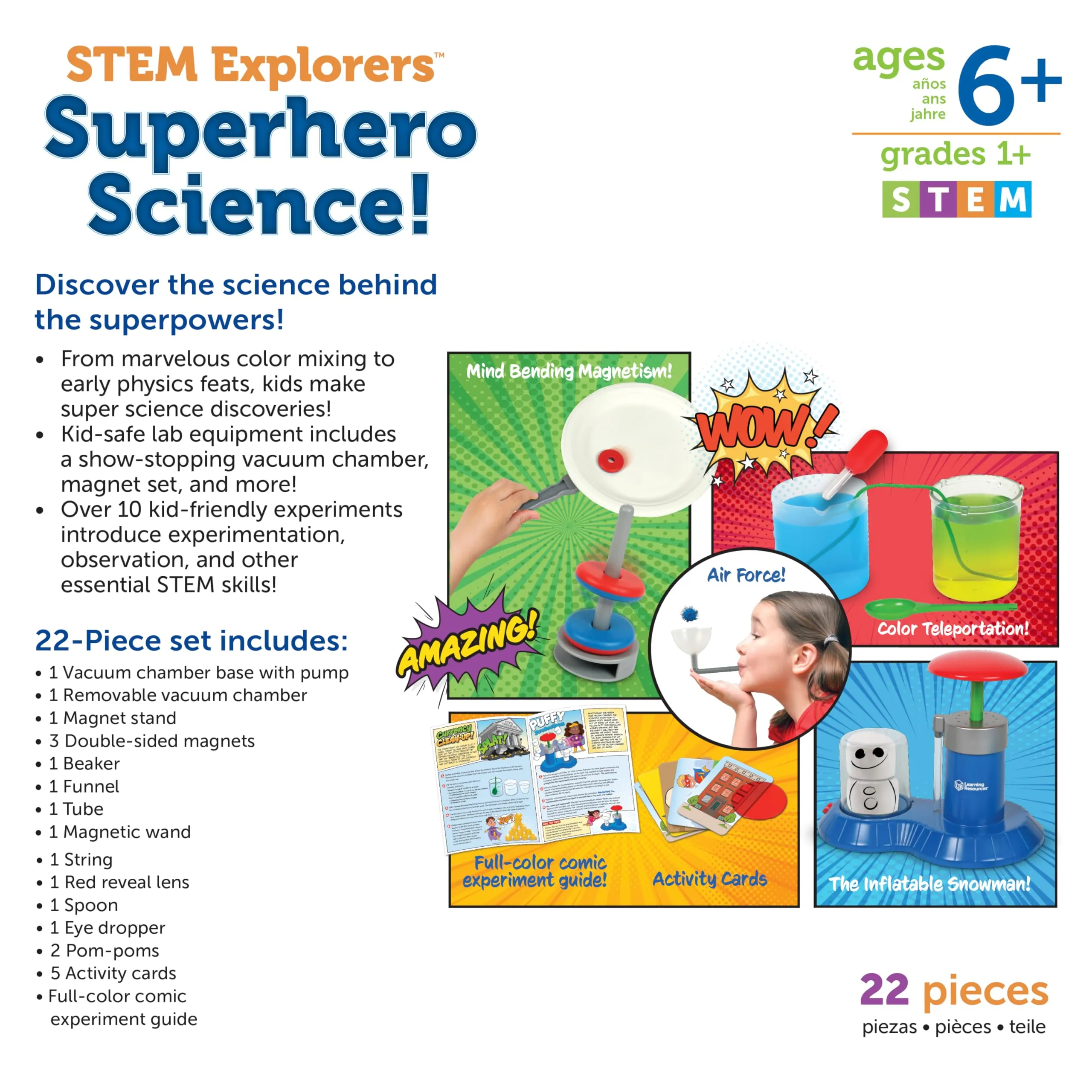 Learning Resources Superhero Science STEM Kit for Kids