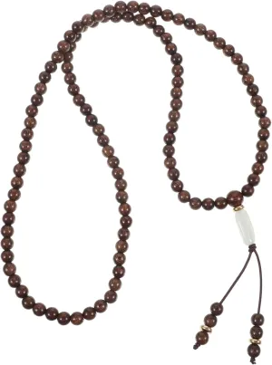 LIFKOME Wooden Bangle Bracelet Sandalwood Bead for Men Women 108 Beads Prayer Bracelet