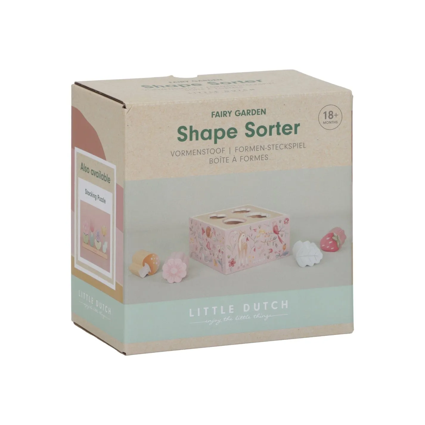 Little Dutch Wooden Shape Sorter (Fairy Garden)
