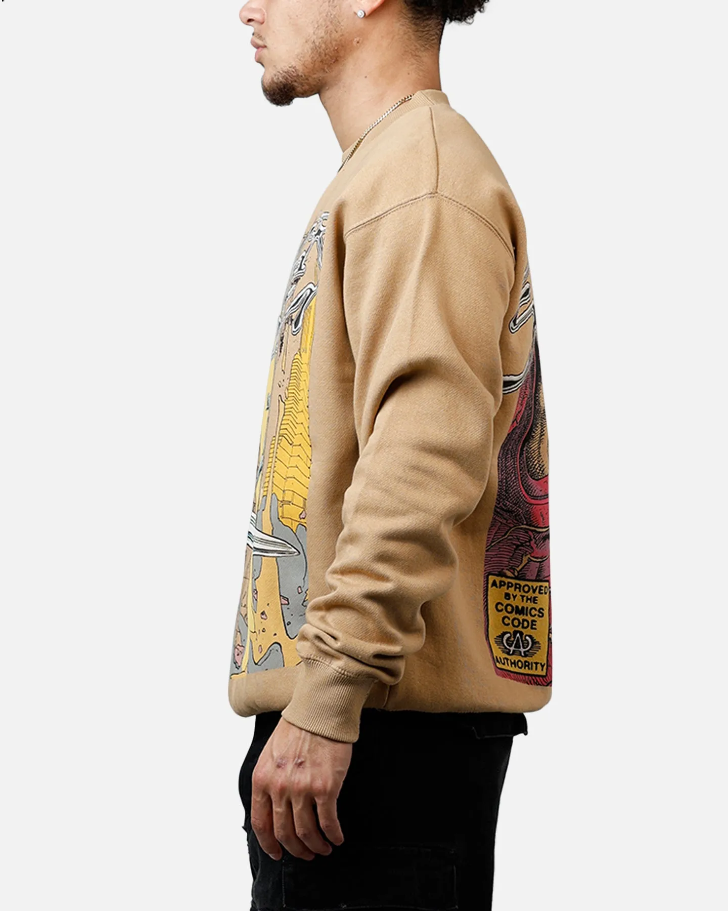 Marvel Silver Surfer Crewneck Sand