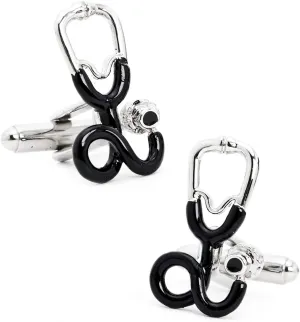 Medical Stethoscope Cufflinks