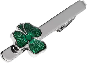 Men's Accessories Jewelry Elegant Tie Clips For Suit Ties Stylish Shamrock Pins Necktie Clip For Party Metal Decorative Tie Clip