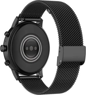 Metal Loop Bands Compatible for Carbinox X-Ranger/Vortex/Vesta/Blaze Square/Blaze S Adjustable Stainless Steel Replacement Wristbands Quick Release Watch Strap for Carbinox Military Smartwatch
