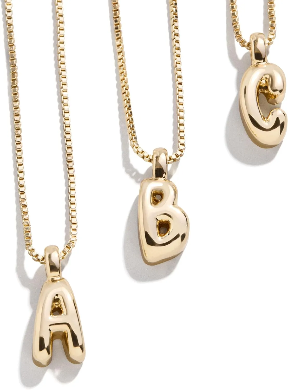 Mini Bubble Initial Necklace