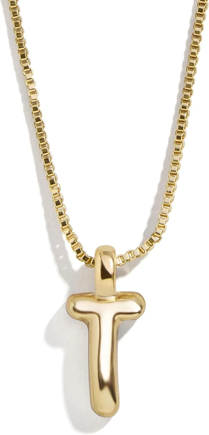 Mini Bubble Initial Necklace
