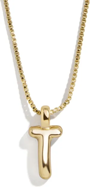 Mini Bubble Initial Necklace