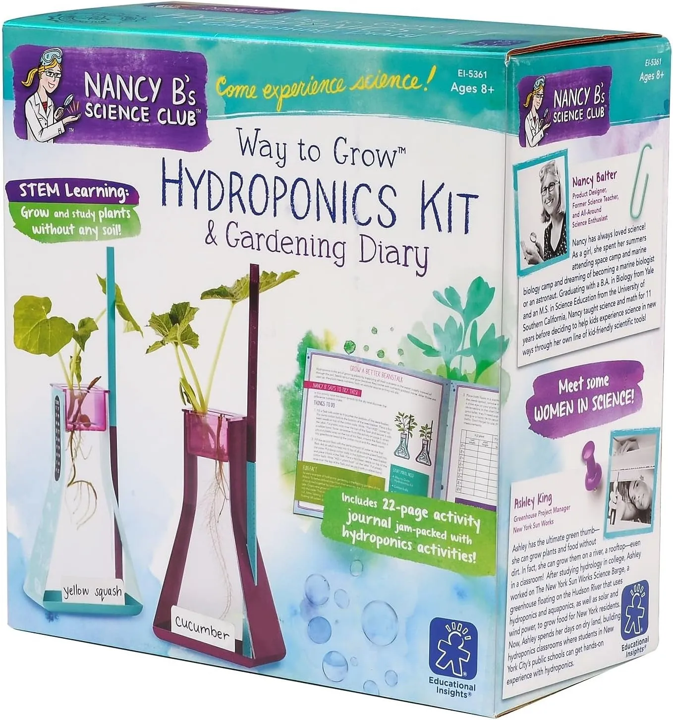 Nancy B'S Science Club Way to Grow Hydroponics Kit & Gardening Diary