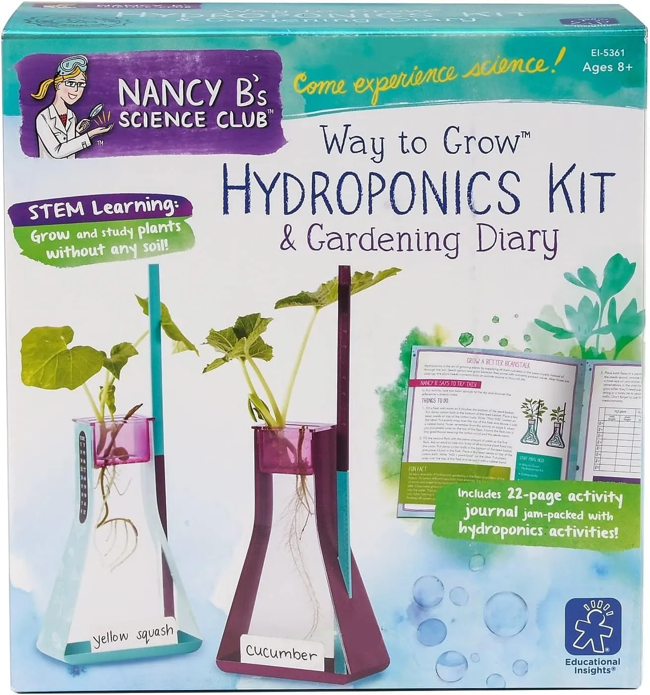 Nancy B'S Science Club Way to Grow Hydroponics Kit & Gardening Diary