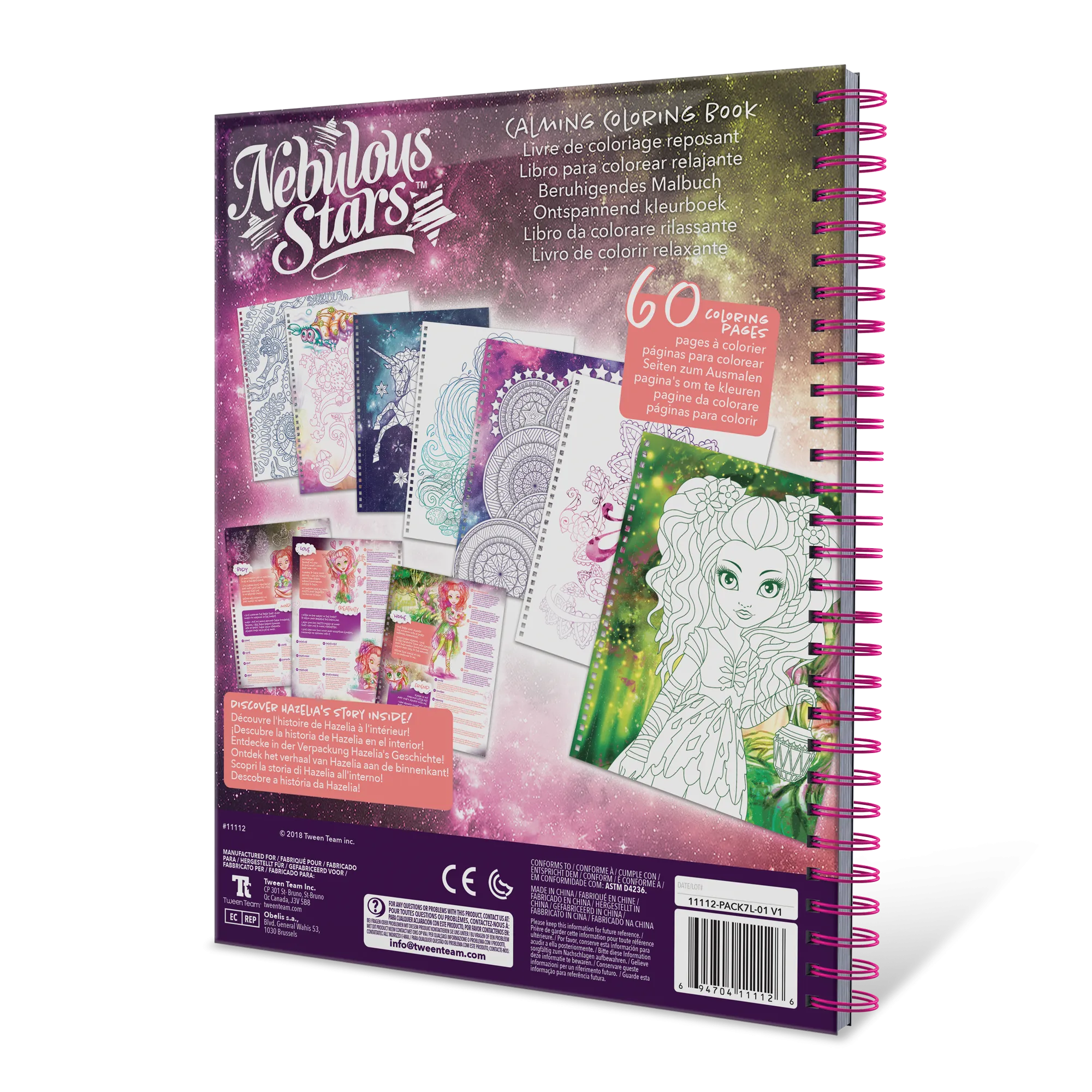Nebulous Stars Calming Coloring Book