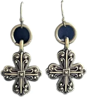 New Bronze Tone Cross Dangle Earrings Faith Love Elegant Cute Unique Stunning Pretty jewerly perfect for any occasion KATL0A01348