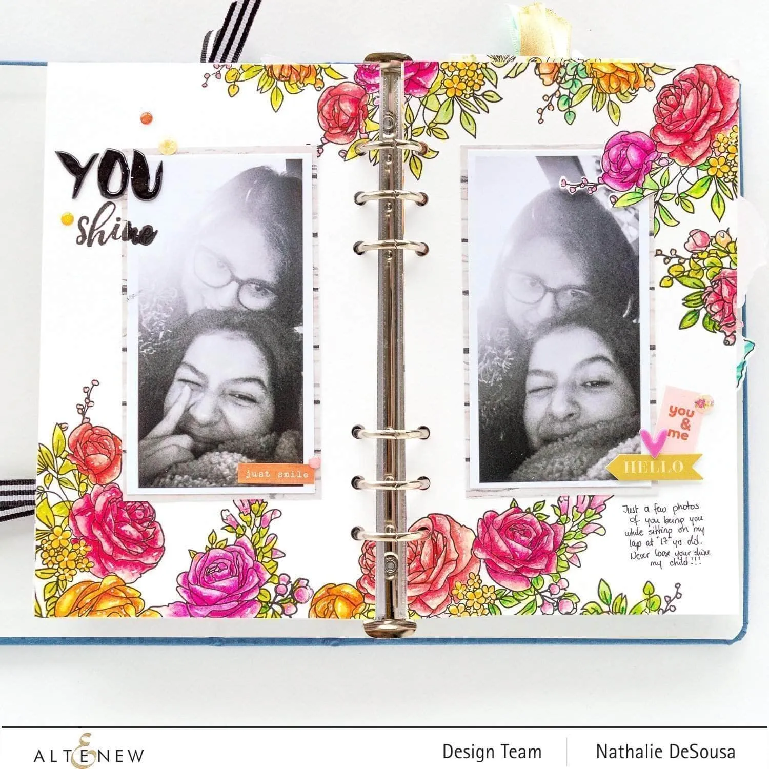 Paint-A-Flower: Rose Outline Stamp Set