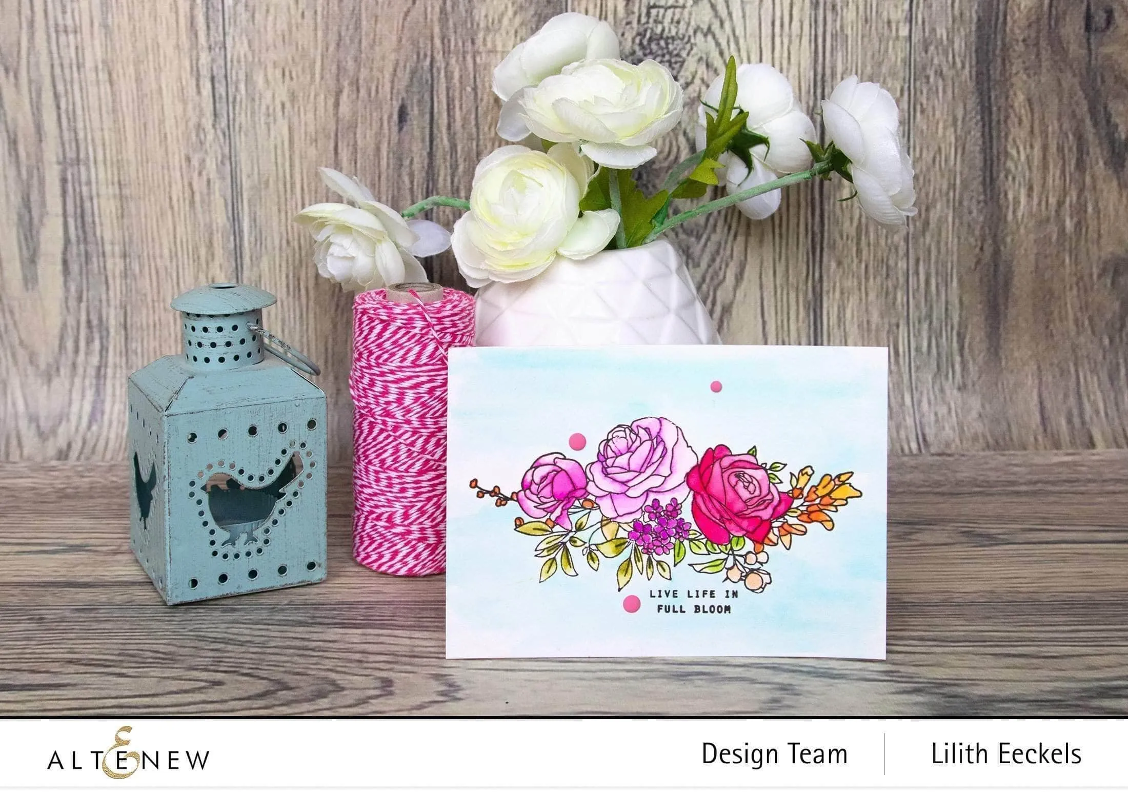 Paint-A-Flower: Rose Outline Stamp Set