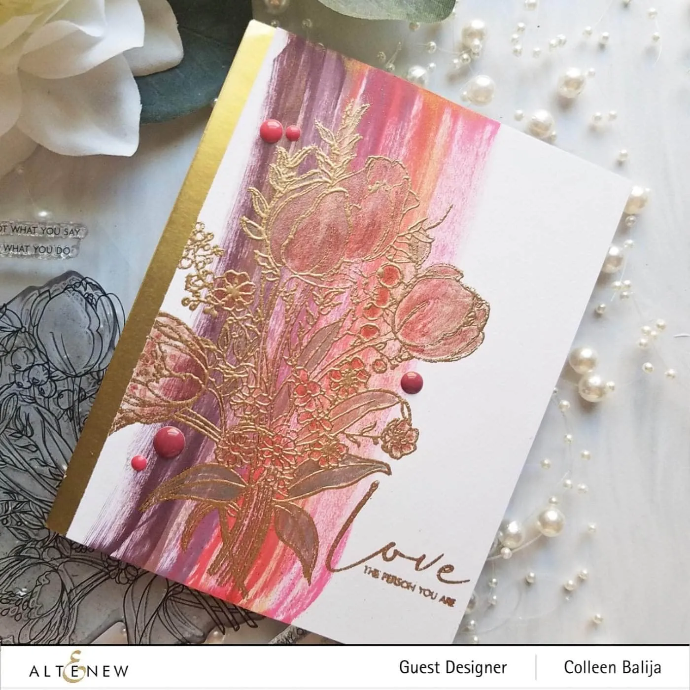 Paint-A-Flower: Tulips Outline Stamp Set