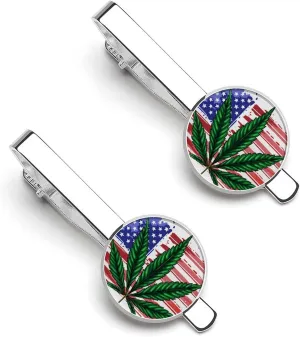 Pair of Silver Tie Bars - Wedding Anniversary for Dad Husband