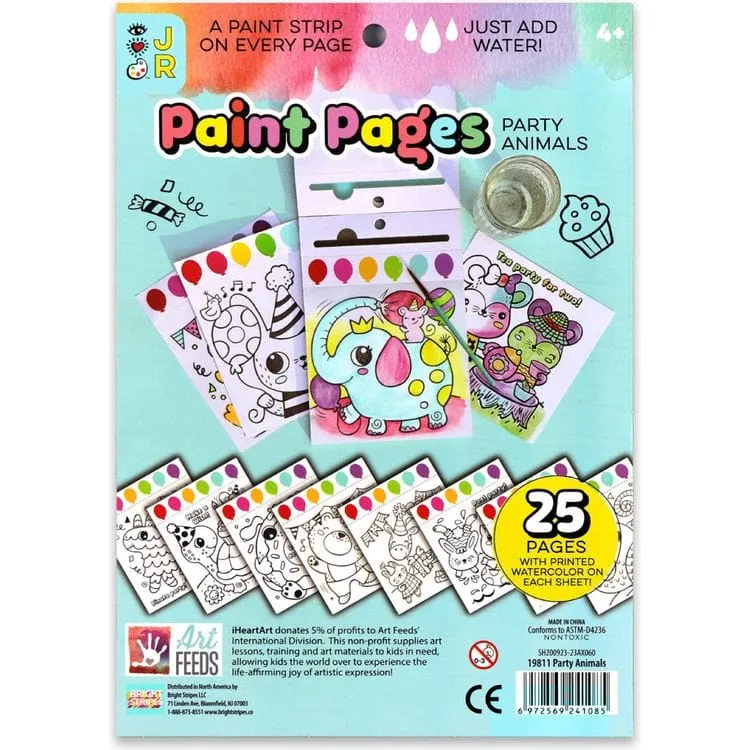 Party Animals Paint Pages