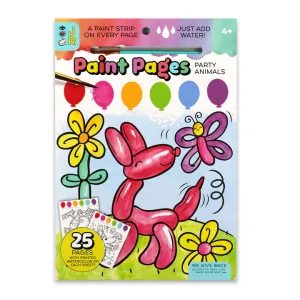 Party Animals Paint Pages